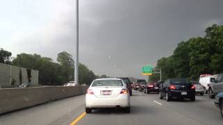 Derecho wind storm as it moves through Cincinnati [upl. by Mikiso564]