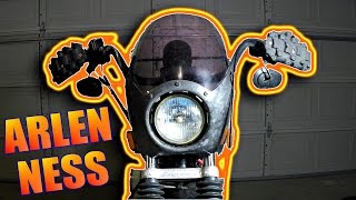 CHEAP DIY Arlen Ness Fairing Mounts  Installation on Sportster [upl. by Lemrahc]