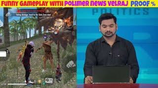 FUNNY GAMEPLAY WITH POLIMER NEWS 🤣 VELRAJ SIR  GAMING WITH FIF  1shorts [upl. by Pascia]