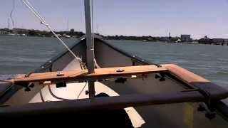 sailing canoe at Ocracoke Island [upl. by Shellans]