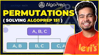 Leetcode Permutations  Solving AlgoPrep 151  Nishant Chahar [upl. by Keefe]