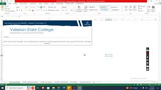 Excel Module 7 SAM Project 1a  Valerian State College  New Perspectives newperspectives [upl. by Irami669]