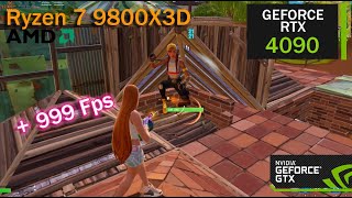 Fortnite  RTX 4090  9800X3D  Performance Mode 999  FPS Competitive Settings 1080p [upl. by Junno176]