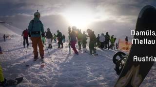 snowboarding DamülsMellau  great powder day [upl. by Cassilda]