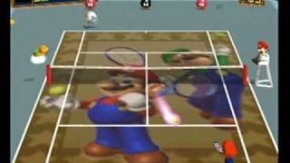 Mario Tennis N64 Gameplay  GamersCast [upl. by Dyrrej]