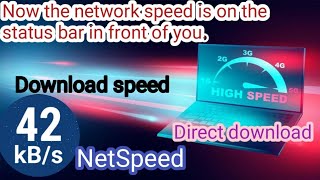 Learn about the advantages disadvantages and how to use it NetSpeed Indicator [upl. by Pitzer]