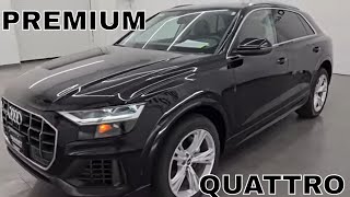 2022 AUDI Q8 PREMIUM QUATTRO IN MYTHOS BLACK METALLIC 4K WALKAROUND 24C10A SOLD [upl. by Nwahsek795]