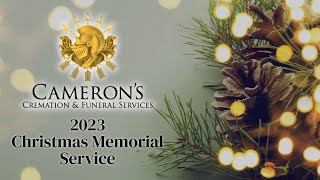 Camerons Christmas Memorial Service 2023 [upl. by Ulah]