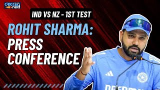 Rohit Sharma Press Conference Today  Talks About Rishabh Pant amp Sarfaraz Khan  IND vs NZ [upl. by Tobey]