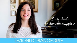 La scala di Re bemolle maggiore al pianoforte [upl. by Idahs]