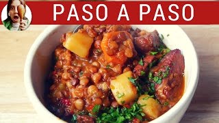 CÓMO HACER GUISO DE LENTEJAS CON CARNE [upl. by Danna919]