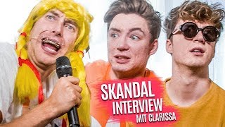 Clarissa interviewt Die Lochis 😂😱 SKANDAL [upl. by Llerrud]