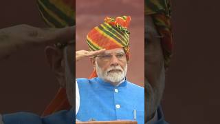 PM Modi hoists Tiranga at Red Fort on the occasion of 78th Independence Day 2024  shorts [upl. by Parfitt916]