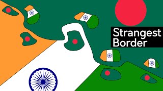 Worlds Strangest Border  IndiaBangladesh Enclaves Explained in 5 minutes [upl. by Eilloh366]