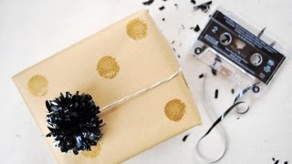 Make Party Decorations from VHS amp Cassette Tapes [upl. by Learsi]