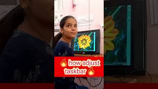 taskbar ko sahi kaise kare  taskbar niche kaise laye  taskbar settings windows 10  shortsvideo [upl. by Okorih]