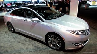 2013 Lincoln MKZ 20 EcoBoost AWD  Exterior and Interior Walkaround  2012 LA Auto Show [upl. by Aitat]