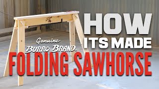 How Its Made  The Original Folding Sawhorse [upl. by Analihp]