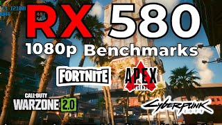 AMD RX 580  Intel i3 12100F Benchmarks 4 Games Tested [upl. by Goodden]