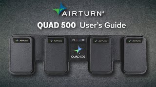 AirTurn QUAD 500 Users Guide [upl. by Johannessen]