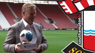 Saints boss Koeman dedicates award to players [upl. by Hutt828]