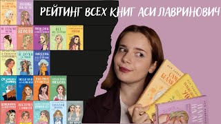 Рейтинг ВСЕХ книг Аси Лавринович [upl. by Irihs]