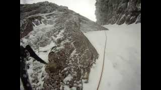 Ice climbing on Gardyloo Gully Ben Nevis [upl. by Seppala290]