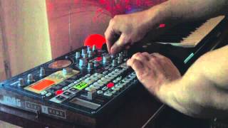 Dub techno live with Electribe EMX and Korg R3 [upl. by Ardnuat]