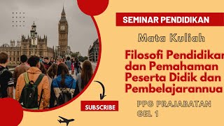 Seminar Pendidikan Filosofi Pendidikan dan PPDP [upl. by Alonso798]