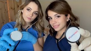 Fast amp Aggressive Student Nurse Practices on You Face Exam Ear Eye Exam ft Katherina ASMR [upl. by Hoffert]