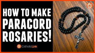 How to Make Paracord Rosaries  Month of the Rosary 2024 Series  Part 1 [upl. by Glenda557]