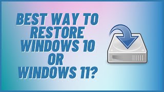 How to Restore Windows 11 [upl. by Bashemath385]