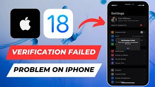 How to Fix Verification Failed Problem On iPhone [upl. by Tillion]