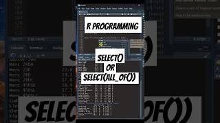 Select multiple columns at once in R dplyr tidyverse rprogramming [upl. by Niwdog]