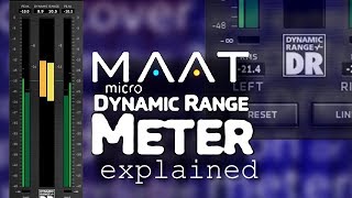 MAAT DRMeter Dynamic Range Meter EXPLAINED [upl. by Rodman875]