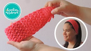 😍👉 HERMOSO accesorio tejido a crochet PARA EL CABELLO  Punto mini frijol [upl. by Sihtnyc848]