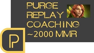 Dota 2 Purge coaching Offlane WR 2k MMR [upl. by Odnumyer]