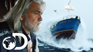 Summer Bay Crew Get Battered By A Huge Storm On The Bering Sea  Deadliest Catch [upl. by Anilejna]