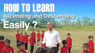 How to teach ascending and descending order  Easy way to teach  N2N  LKG and UKG students [upl. by Morehouse]