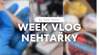 NAIL VLOG 4 týden nehtařky 💅🏻 postupy tvoření unboxingy Nail Camp a překvapenííí  Kate nehty [upl. by Suilienroc]