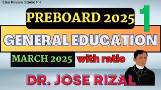 GEN ED JOSE RIZAL WITH RATIONALIZATION  PART 1 [upl. by Joann]