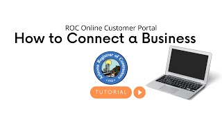 How to Connect a Business to Your Account  ROC Online Customer Portal  AZ ROC [upl. by Rhetta]