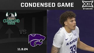 Cleveland State vs Kansas State Condensed Game  202425 Big 12 Mens Basketball [upl. by Kuo517]