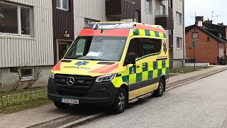 Ambulance responding in trelleborg [upl. by Ariamat]