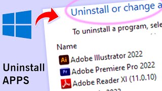 How to Uninstall Apps amp Program in Windows 10 [upl. by Durrett]