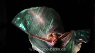 COCO BERLIN Bellydance Visual for Rhythm Monks Bauchtanz [upl. by Enialem]