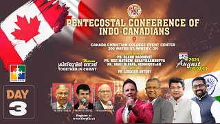 Pentecostal Fellowship of IndoCanadians 2024 l Morning Session DAY 03 I ‪powervisiontv‬ [upl. by Cedar494]