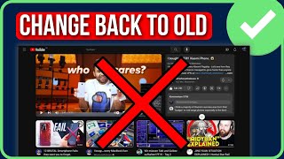 HOW TO CHANGE YOUTUBE LAYOUT ON PC Easy  Change Youtube Layout Back [upl. by Ahael597]