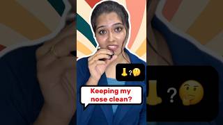 What is “keeping my nose clean “ Follow for more such English contents [upl. by Alexandra730]