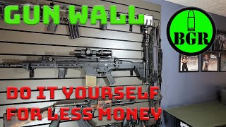 DIY Gun wall A Much Less Expensive Option [upl. by Isaac504]